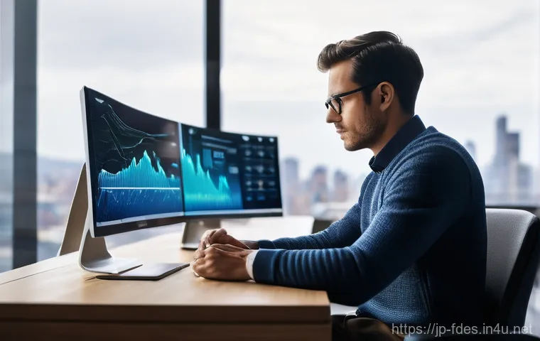 패션 코디네이터 필수 IT 기술 - **Prompt Title: Virtual Fashion Design & Fitting in a Futuristic Studio**
    **Description**: A sty...